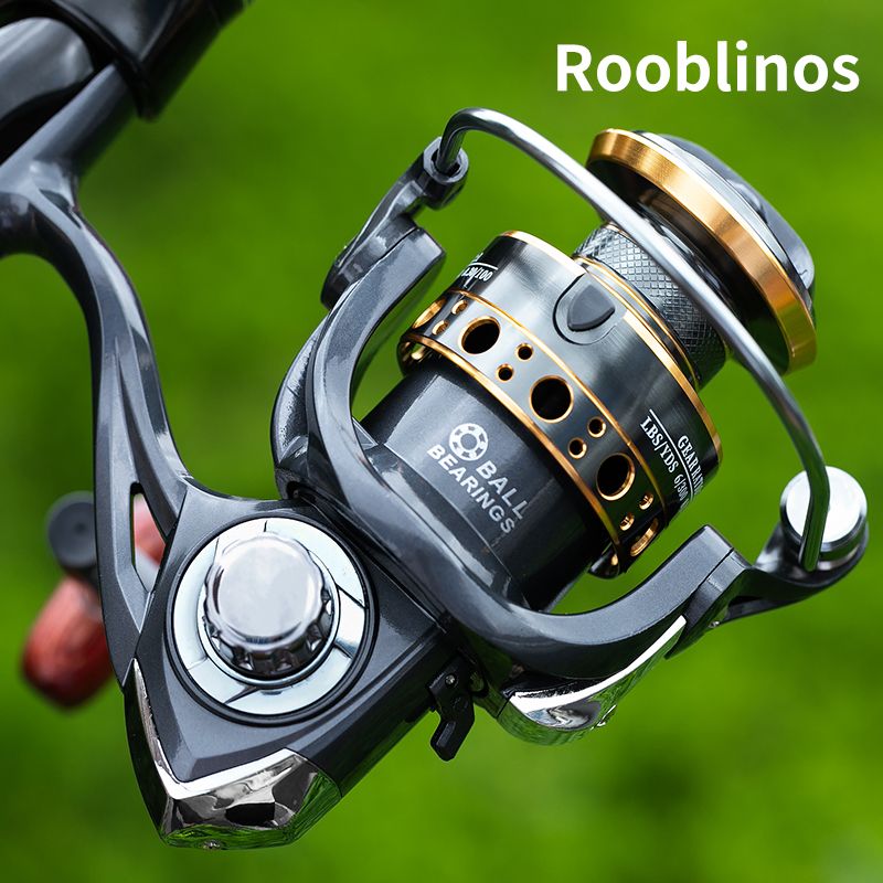 Daiwa Reel Bg - Rooblinos BK スピニング釣りリール海水淡水金属スプール左/右交換可能なトラウト鯉釣具