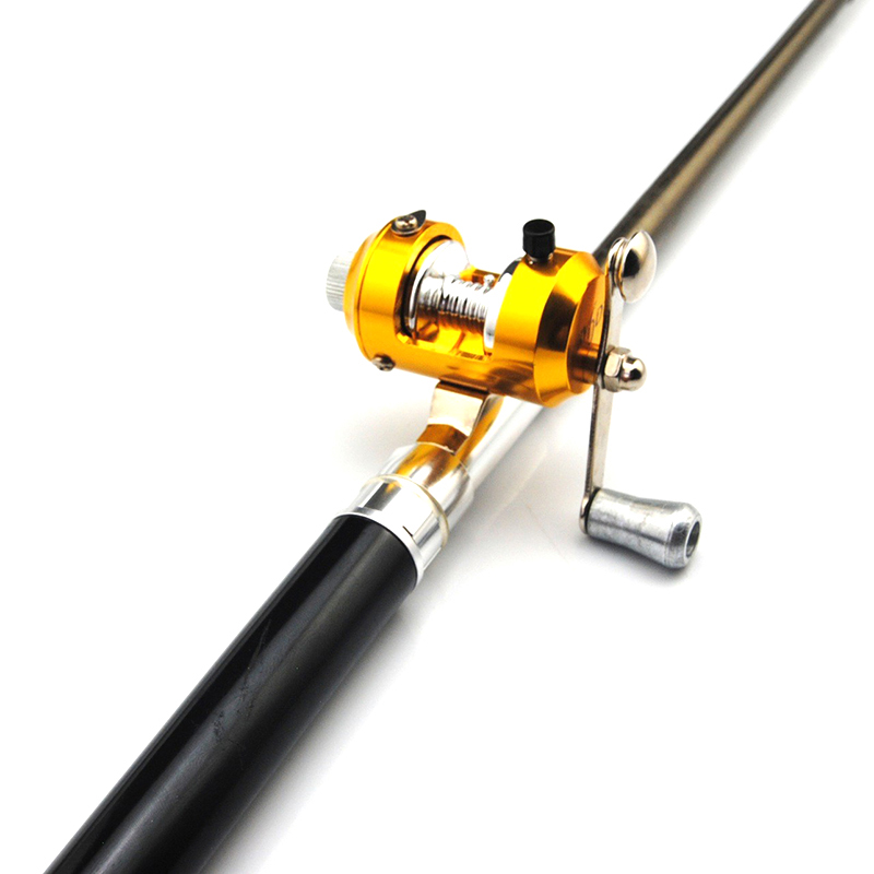 Penn Reel Fierce - ポータブルポケットミニフィッシングロッド,折りたたみ式釣り竿,リールホイール