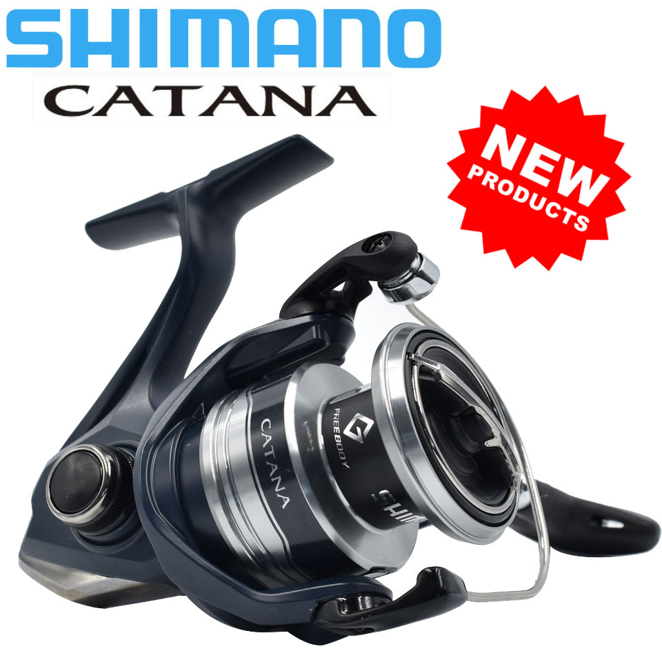 Shimano Reel Sienna - シマノカタナスピニングフィッシングリール3 + 1bbメタルスプールgフリーボディおよび推進ライン管理システム