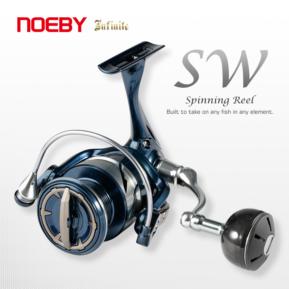 Abu Garcia Reel Max - ノビー INFINITE SW ソルトウォーター スピニングフィッシングリール 2500-10000シリーズ