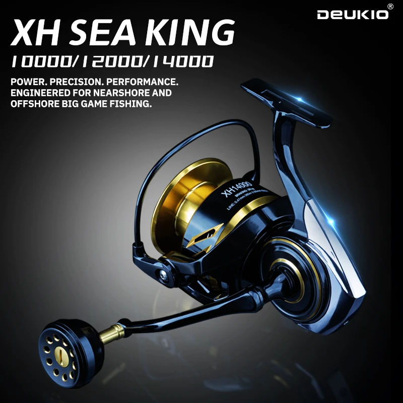 Abu Garcia Reel Max - DEUKIO 2026 ロングショット海水釣りリールスピニング 7 + 1BB