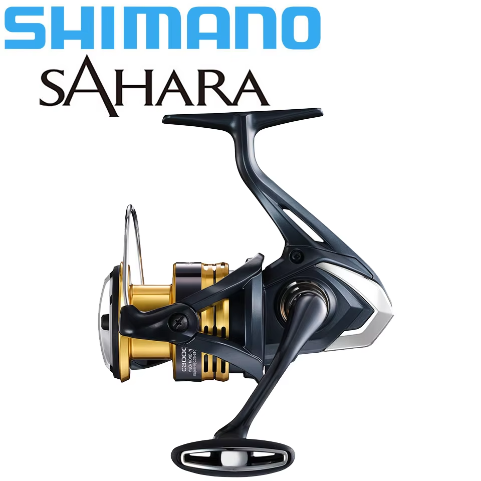 Shimano Reel Sienna - 2022 シマノリールサハラスピニング釣りリール 5.0:1/6.2:1 比金属スプール 3-11 キロパワー海水釣りリール