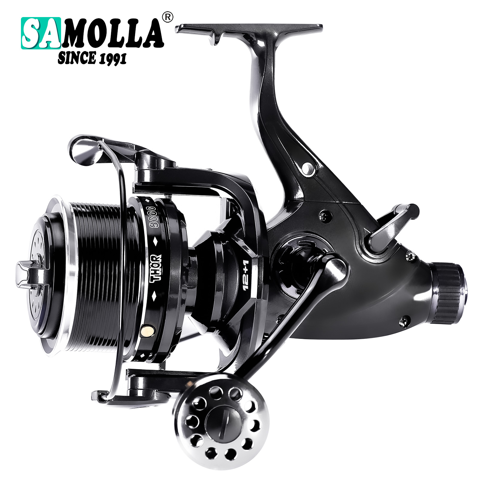 新しい鯉釣りリールスピニングリール最大ダブルドラッグ 27  - Abu Garcia Reel Max のレビューと価格