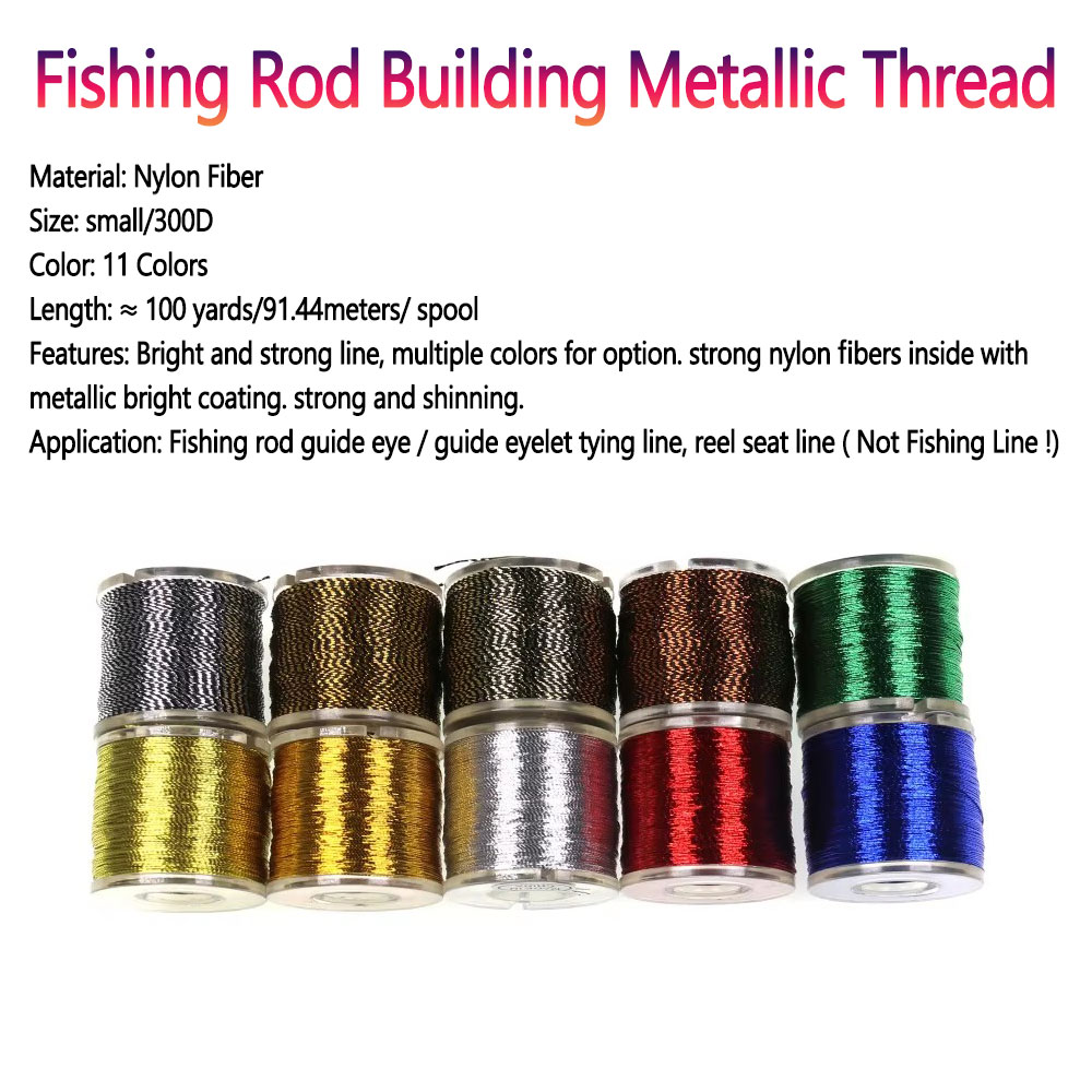 100ヤード/スプール釣り竿製作用金属糸巻き取り糸、釣りガイ - Fishing Rod Repair Kit のレビューと価格