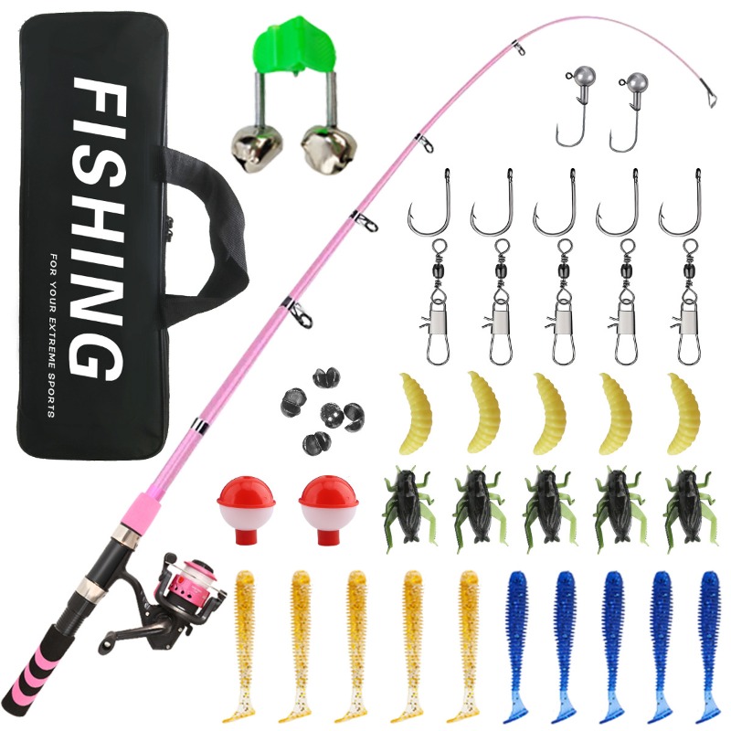 子供大人初心者向け釣り竿コンボセット 海水淡水キット スピニ - Fishing Rod Spinning のレビューと価格