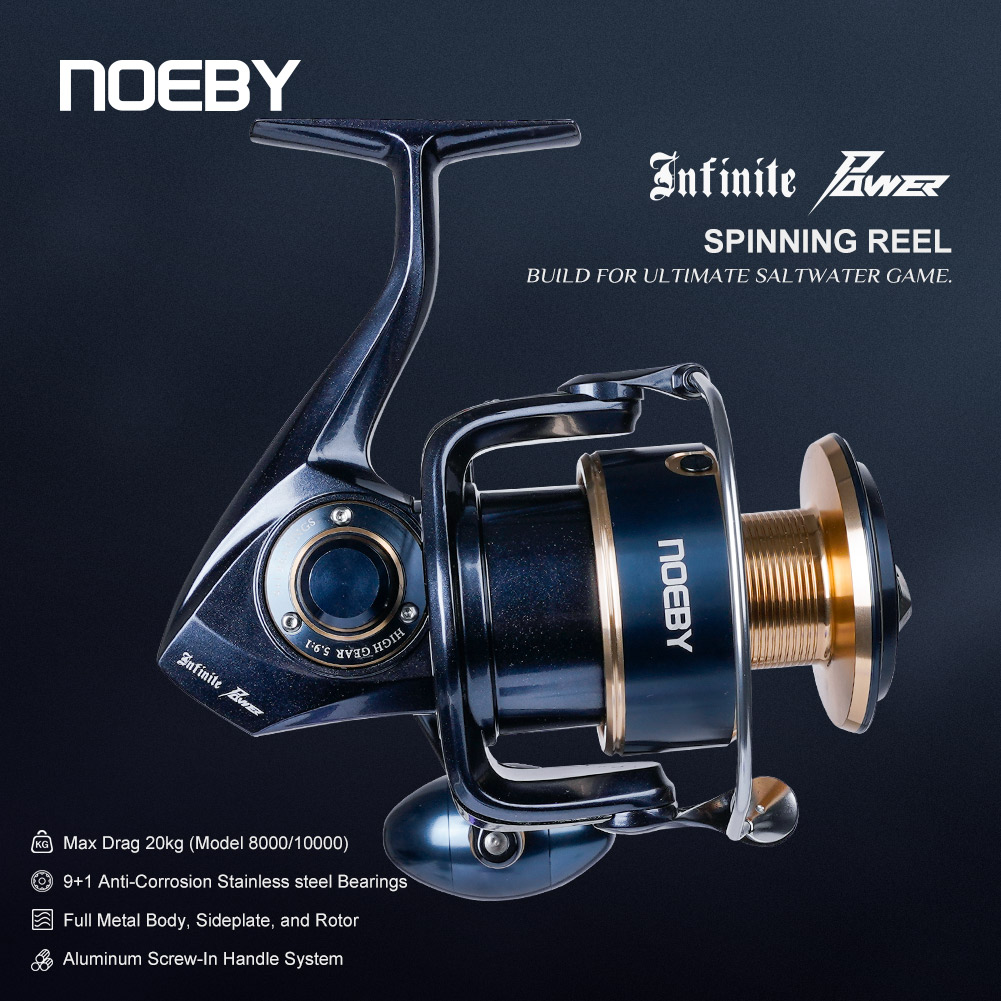ノビー インフィニットパワー スピニングフィッシングリール  - Daiwa Reel Bg のレビューと価格