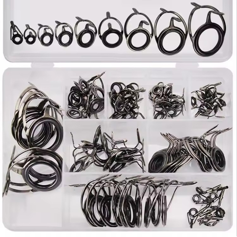 WEIHE 75個入りアクセサリー高炭素セラミック製ダブルレ - Fishing Rod Repair Kit のレビューと価格