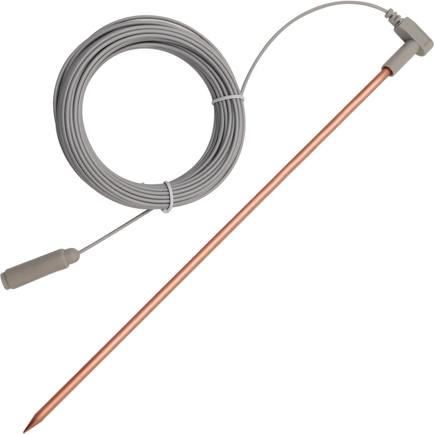 銅製アースロッド、40フィート/12mメスアース線付き、製品 - Fishing Rod Travel のレビューと価格