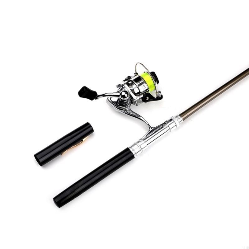 ポータブルミニポケット釣竿伸縮ペン型折りたたみ釣竿 - Penn Reel Fierce のレビューと価格
