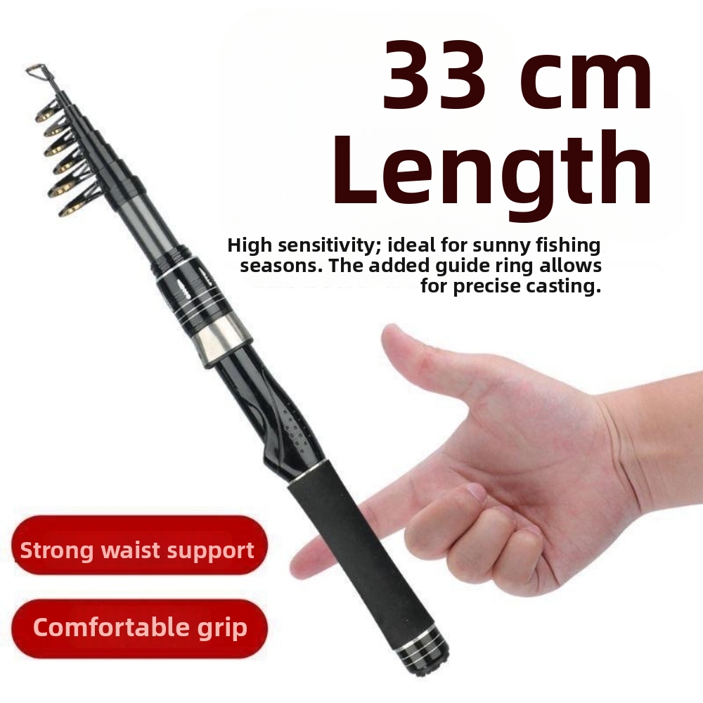 30Tカーボンファイバー製伸縮式釣り竿 カーボンチップ高強度 - Fishing Rod Surf のレビューと価格