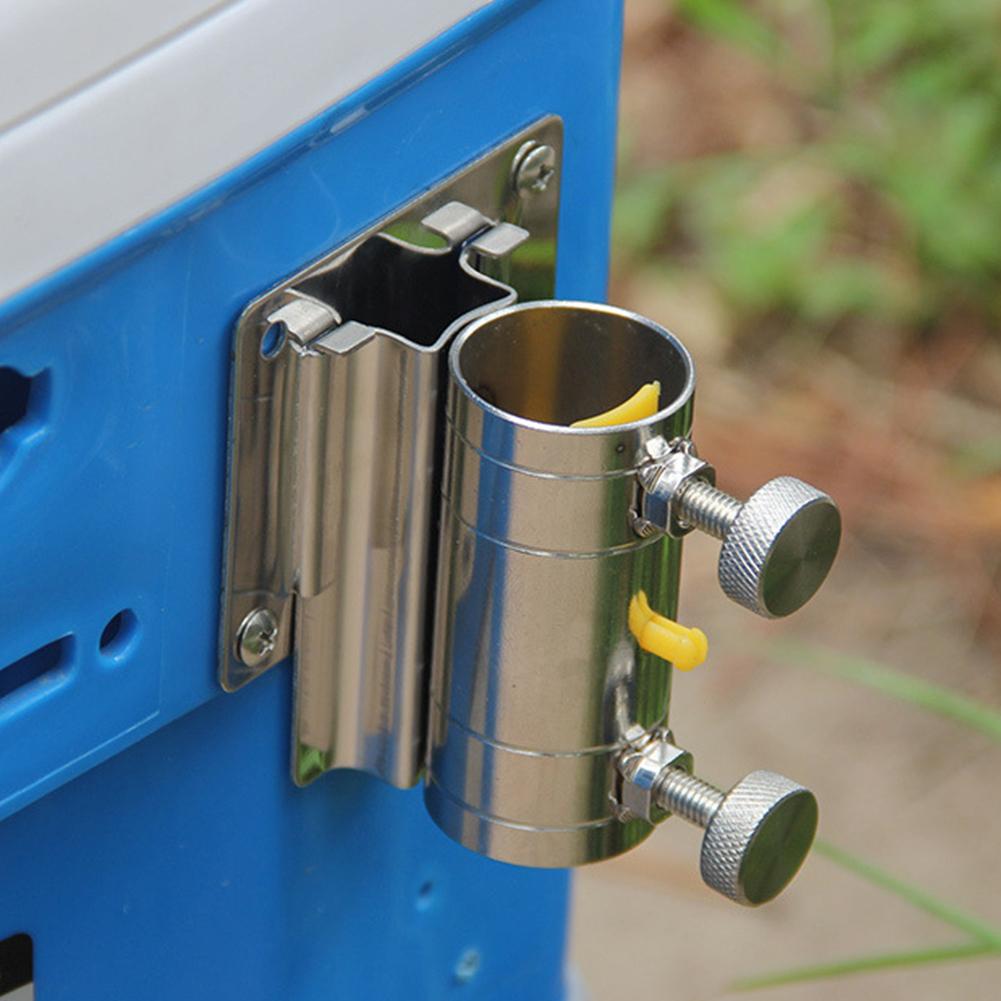 調整可能な釣り用ボックス傘スタンドベース、ステンレススチール - Fishing Rod Case のレビューと価格